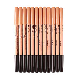 Acheter 12 pièces 2 en 1 Crayon Eyeliner Crayon + Correcteur Crayon Ensemble Maquillage # 2