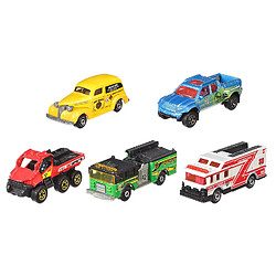 Avis Matchbox Lot de 5 véhicules à l'échelle 1/64, Collection de 5 voitures jouets de répliques du monde réel pour les enfants de 3 ans et plus [Les styles peuvent varier]