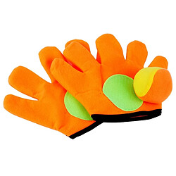 Wewoo Sports de plein air jouets enfants peluche collant balle gants de capture fixéstaille S