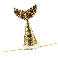 chien chat anniversaire chapeau fête costume chapeau animal chiot couvre-chef accessoire jaune pas cher