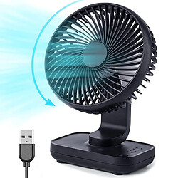 Avis Ventilateur de Bureau USB Batterie Rechargeable 4000mAh Ventilateur de Table Silencieux Portable UK