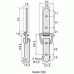 Acheter Monin GRENOUILLERE LEVIER 7103 225X49 PIECE