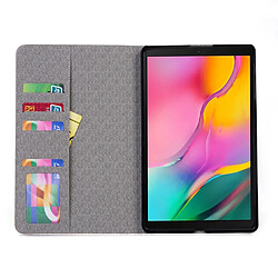 Acheter Wewoo Housse Coque Etui en cuir avec rabat horizontal Texture Map pour Galaxy Tab A 10.1 2019 T510 / T515avec porte-cartes et porte-cartesavec aléatoire