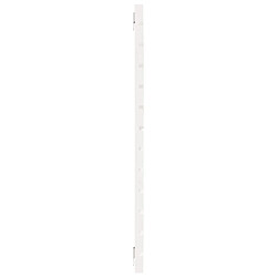 Acheter vidaXL Tête de lit murale Blanc 81x3x91,5 cm Bois massif de pin