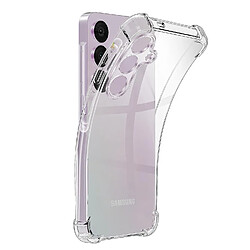 Xeptio Coque protection pour Samsung Galaxy A35 5G Souple Transparente Bumper en Gel TPU avec bords renforcés