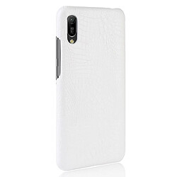 Avis Wewoo Coque PC antichoc texture crocodile + PU pour Huawei Y6 Pro 2019 blanc