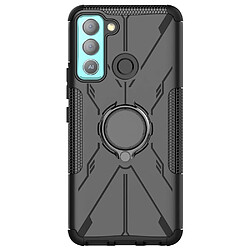 Coque en TPU anti-rayures avec béquille pour votre Tecno Pop 5 LTE 4G - noir