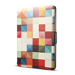 Wewoo Couleurs Magic Cube Imprimer Horizontal Flip Étui en cuir PU pour Amazon Kindle Paperwhite 1 & 2 & 3 avec Sleep / Wake-up