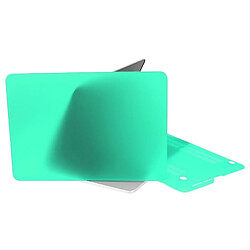 Wewoo Housse Étui vert pour Macbook Pro Retina 15,4 pouces Chapeau-Prince 3 en 1 givré Hard Shell de protection en plastique avec Keyboard Guard & Port prise de poussière