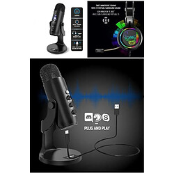 Spirit of Gamer Microphone Streaming Music Gaming ASMR CARDÏODE Podcasting Voix-off et instruments de musique + Casque PRO H10 SWITCH PC XBOX