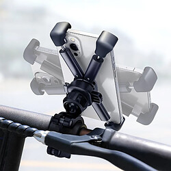 Avis Support Vélo / Moto / Trottinette Fixation guidon Rotatif 360° Baseus Noir