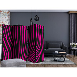 Artgeist Paravent - Zebra pattern (violet) II [Room Dividers] [225x172]