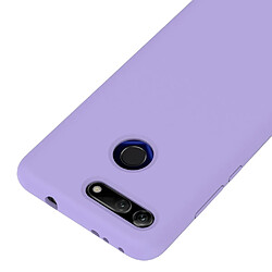 Avis Wewoo Coque Étui de protection étanche en silicone liquide de couleur unie pour Huawei Honor View 20 violet