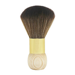 Poignée Fiber de Cheveux En Bois Brosse À Cheveux pour Salon de Coiffure Styling Outil Supprimer Coupures de Cheveux Décolleté et Oreilles après Coupe pas cher