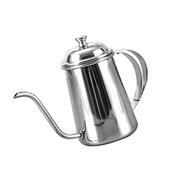 Avis Inodore Main Goutte à Goutte Pot De Café Sur Gooseneck Bouilloire 650ml Argent