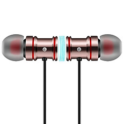 Avis Wewoo Ecouteur Bluetooth pour iPhone magnétique In-Ear Sport V4.1 stéréo étanche écouteurs avec micro Samsung HTC LG Sony et Smartphones N2581