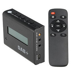 Wewoo Voiture Numérique DAB / DAB + Récepteur LCD Affichage FM Tuner Box avec Télécommande (Noir)