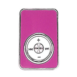 Universal (Rose) Portable Digital Player Clip USB Music Play Prise en charge de la carte MicroSD TF 16 Go