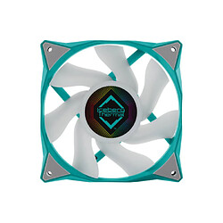 Iceberg ICEGALE12A-D0A Ventilateur Pour Boitier 12V 0.24A 38dB 500RPM Bleu Vert