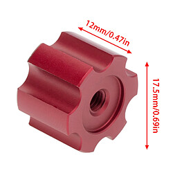 Moyeu De Roue Beadlock 1.9 / 2.2 "pour Accessoires De Chenille RC à L'échelle 1/10 Rouge pas cher