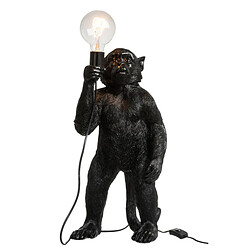 Dansmamaison Lampe Singe Debout Resine Noir