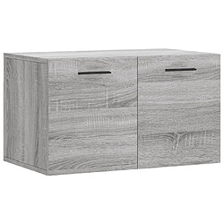 vidaXL Armoire murale Sonoma gris 60x36,5x35 cm Bois d'ingénierie