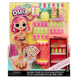 Lol Surprise L.O.L. Surprise OMG Sweet Nails™ - Bar a ongles - Poupée mannequin Pinky Pops Fruit Shop - Theme Fruit - A partir de 4 ans pas cher