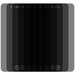 Wewoo Film de verre trempé 10PCS 9H dureté de la surface 180 degrés Protection d'écran anti-reflets pour iPhone 7 Plus / 8 Plus