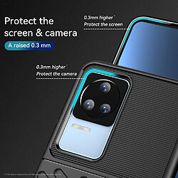 Htdmobiles Coque pour Xiaomi Poco F4 5G - housse etui silicone gel thunder + verre trempe - NOIR