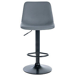 Avis Non Tabouret de bar Divo simili cuir noir