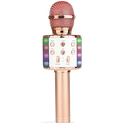 Yonis Microphone Bluetooth Sans Fil Avec Lumières