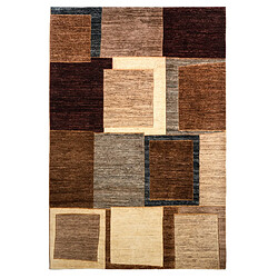 Vidal Tapis de laine 292x203 brun Juma