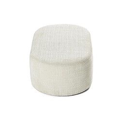 Bestmobilier Miro - pouf en velours texturé