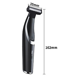 Universal Hommes Shed Moustache Coiffeur Corps Rasoir électrique Cou Rasoir chauve Rechargeable Fil Radio Rasoir | Rasoir électrique (blanc)