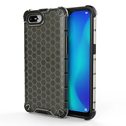 Wewoo Coque Pour OPPO Realme C2 Shockproof Honeycomb PC + TPU Case Grey