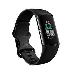 Avis Fitbit Charge 6 Noir (Obsidian Black) et corps en aluminium noir