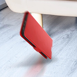 Acheter Avizar Étui pour Samsung Galaxy S23 Ultra-fin Double Languette Magnétique rouge