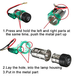 Acheter Wewoo Assemblée complète de briquet de cigarette de la voiture 10A 12V standard européen avec la lumière vert