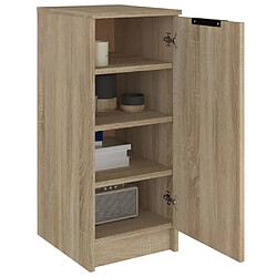 Avis vidaXL Armoire à chaussures Chêne Sonoma 30x35x70 cm Bois d'ingénierie