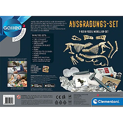 Clementoni Ausgrabungs-Set T-Rex & Fossil Modellier-Set, Experimentierkasten