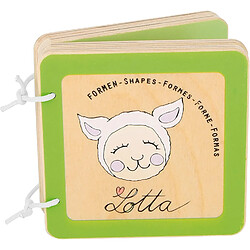 Small Foot Livre pour bébé "Lotta" (formes) en bois