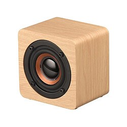 Avis Yonis Mini Enceinte Bluetooth Bass Puissant Autonomie 8h Bois Portable