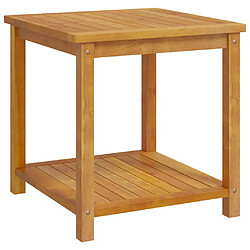 vidaXL Table d'appoint Bois d'acacia massif 45x45x45 cm