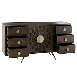 Paris Prix Buffet 2 Portes & 6 Tiroirs Polco 150cm Marron