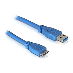 Câble Nanocable USB A Micro Machão - USB B Machão Bleu 2M