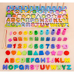 Universal Puzzles en bois pour enfants Alphabet Catégories Jeux de pêche Jouets Éducation Mathématiques Stack Block Apprentissage Puzzle Board Cadeaux Jouets Montessori | pas cher