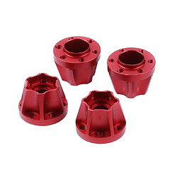 Adaptateur D'entraînement De Moyeu De Jante Hexagonal De Roue De 15 Mm Pour 1/10 Axial SCX10 TRX4 D90 Rouge