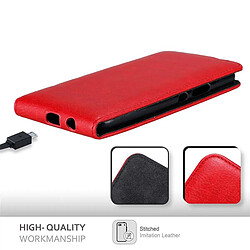 Cadorabo Coque Motorola MOTO X4 Etui en Rouge pas cher