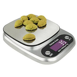 Universal Ménager Balance de cuisine Balance électronique des aliments Tableau de cuisson Outil de mesure Plate-forme et écran LCD