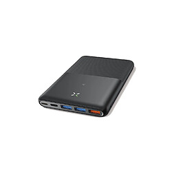 Ksix Batterie Externe/Power Bank 20000mAh 22.5W - Ultra-mince - Technologie PD - Chargement Simultané - 3x USB-A , 1x USB-C 